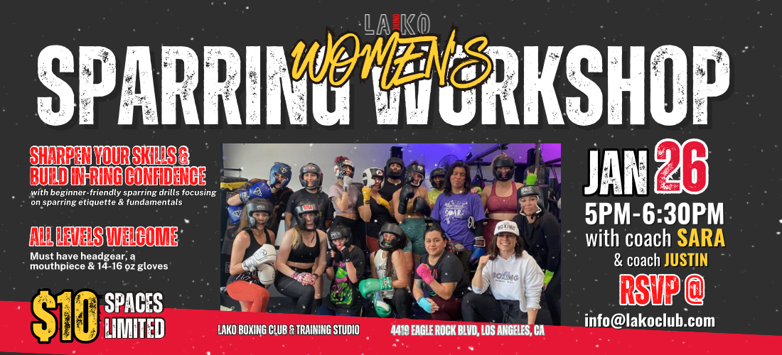 Women's Sparring Workshop - January 26, 2024